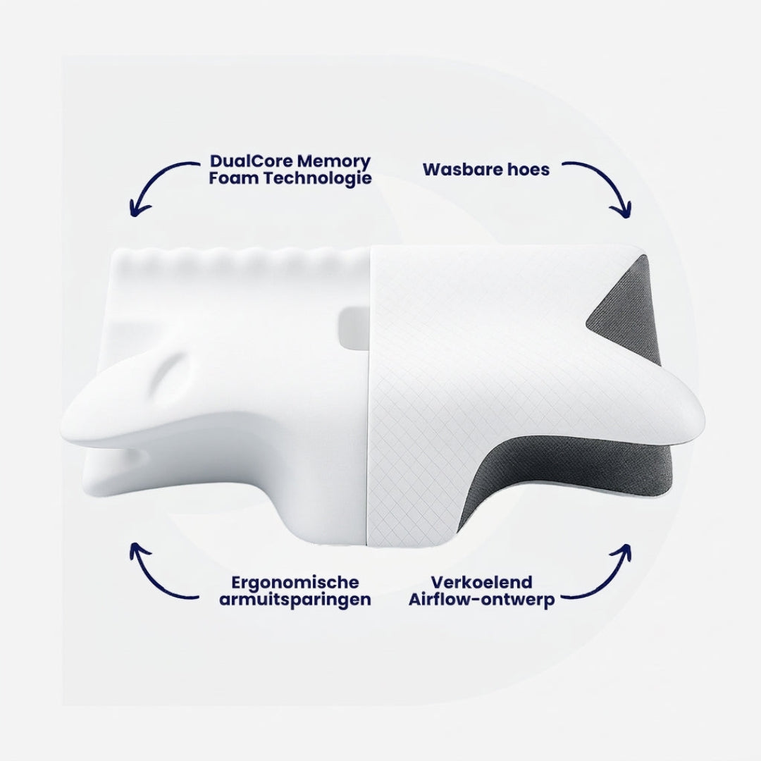 SlaapZen™ Ergonomisch Nekkussen