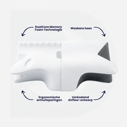 SlaapZen™ Ergonomisch Nekkussen