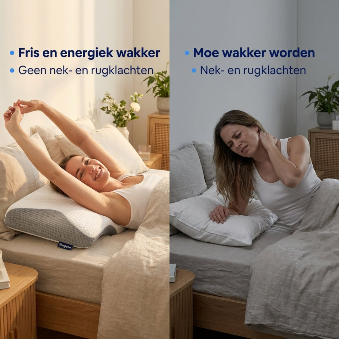 SlaapZen™ Ergonomisch Nekkussen