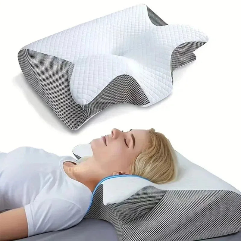 Ergonomisch Vlinder Hoofdkussen Van Traagschuim Voor Nek